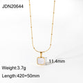 Necklace Gold Shell Pendant Women’s Minimalist Luxury