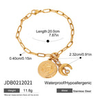 18k gold stainless steel star bracelet light luxury high-end jewelry does not fade titanium steel accessories