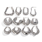 Earrings: Stainless Steel Hoop for Women, Lightweight Modern Hypoallergenic Style