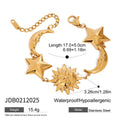 18k gold stainless steel star bracelet light luxury high-end jewelry does not fade titanium steel accessories