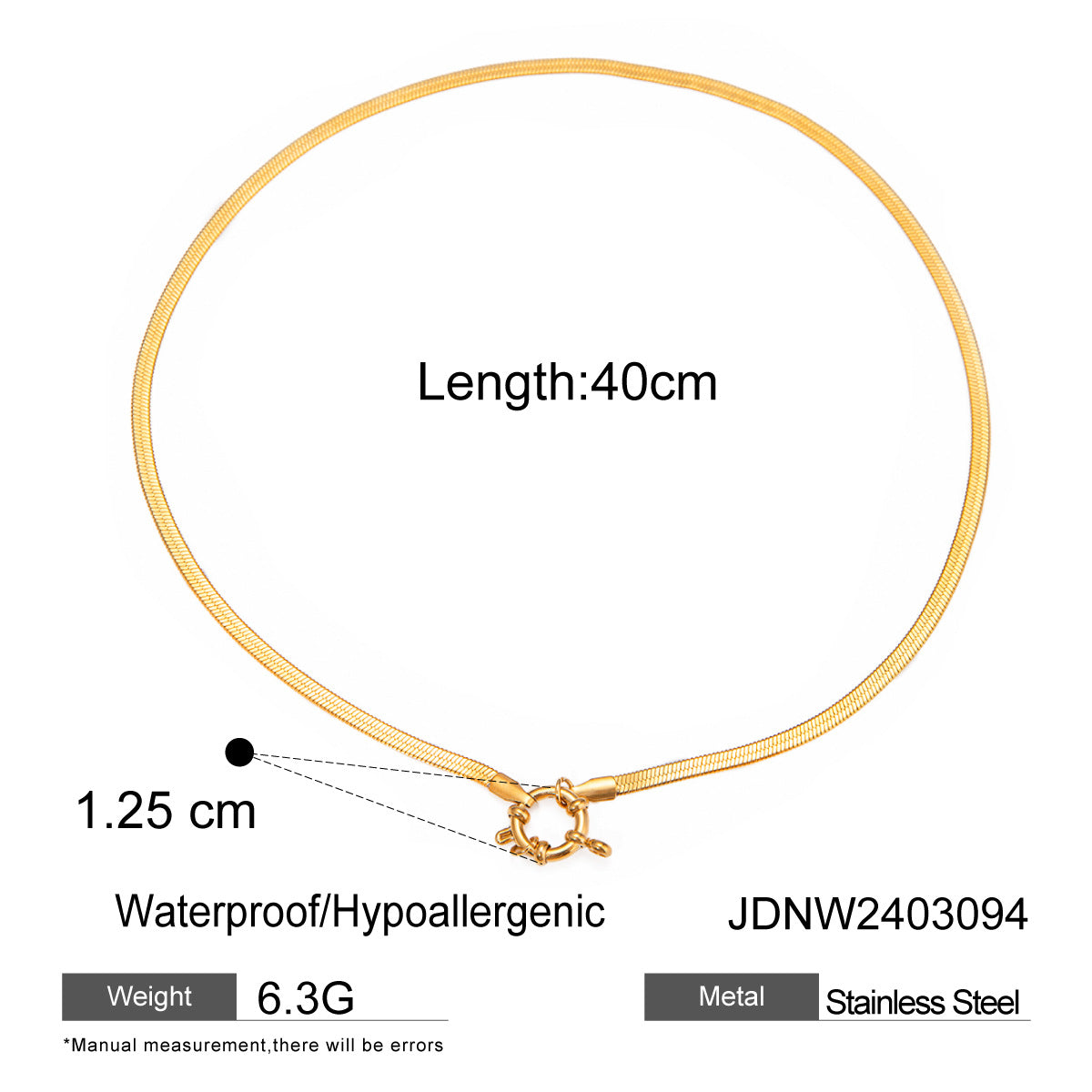 Necklace for Women: Gold Multi-Chain Minimalist Vintage 18k Plated