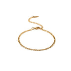 Layered Gold Green Bracelet for Women, Dainty Stackable Jewelry