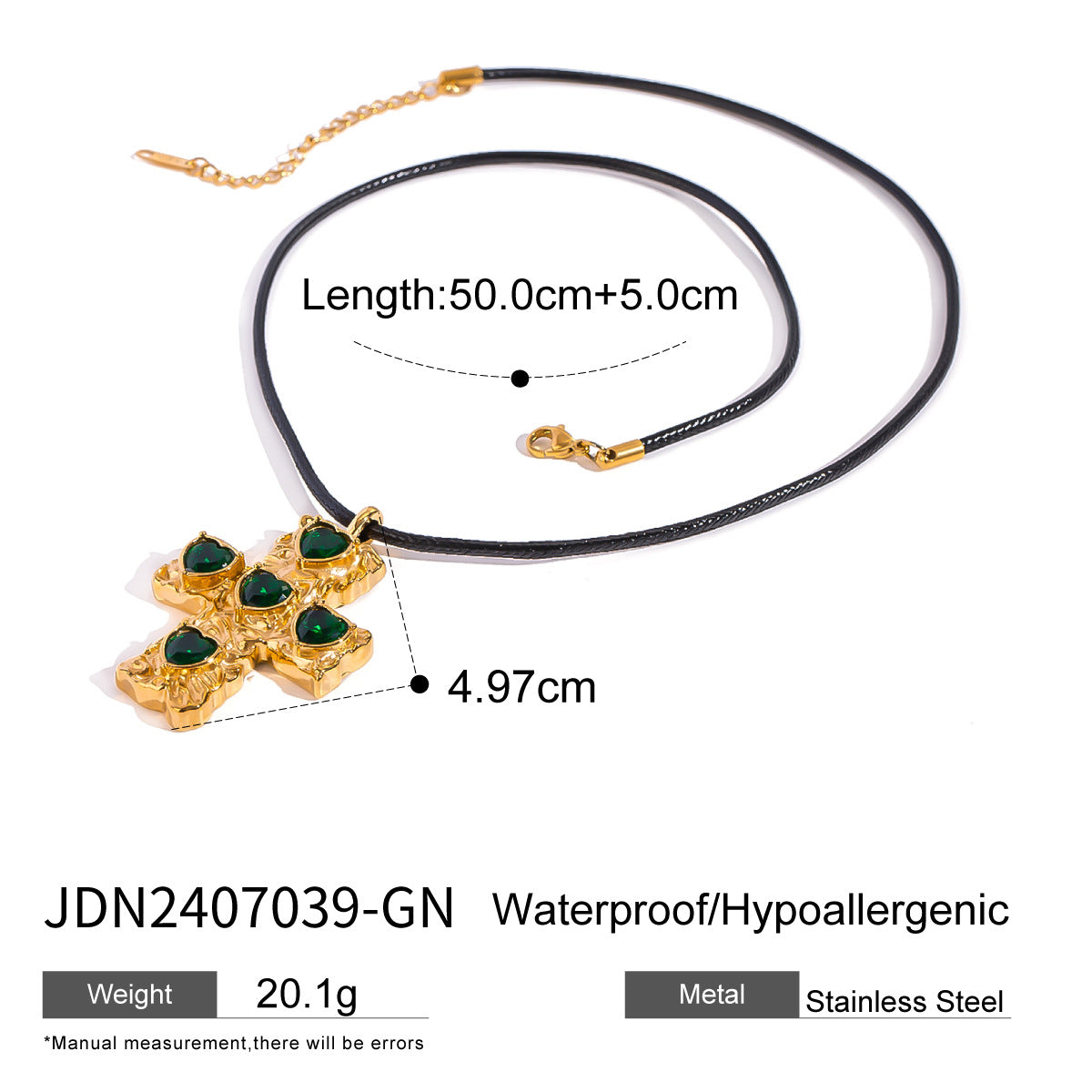 Zirconia series necklace stainless steel earrings high-end gold bracelet retro ring accessories