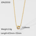 Necklace for Women: Delicate Gold Minimalist Diamond Pendant