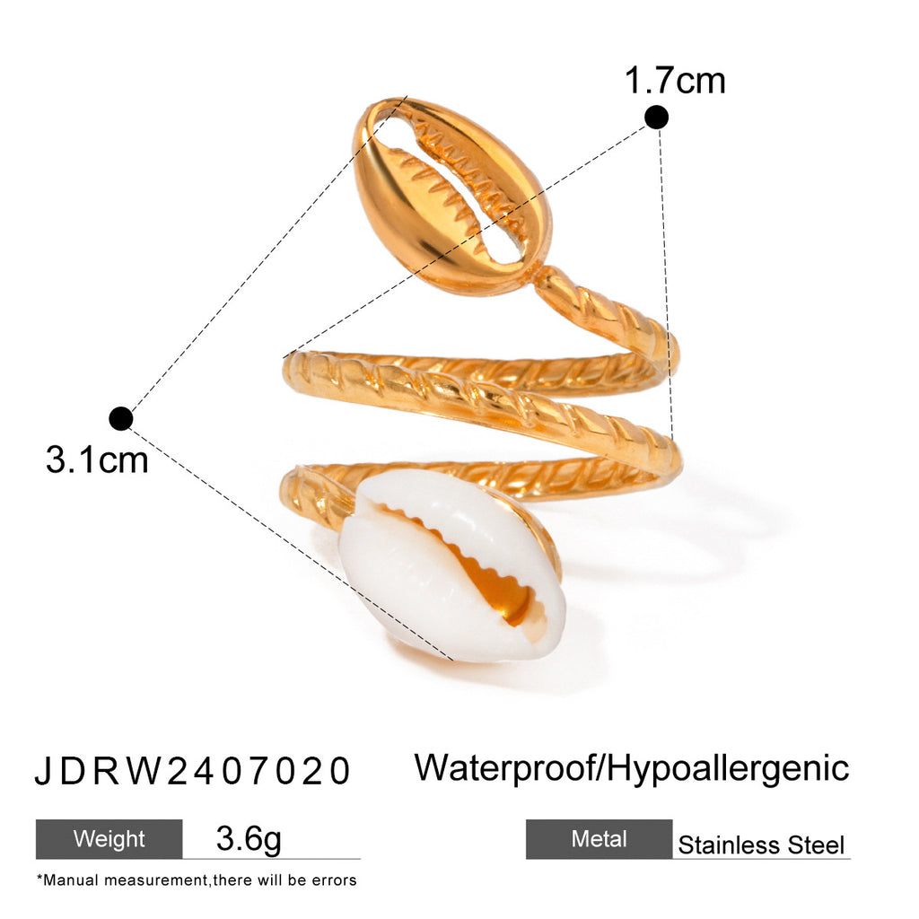 Shell bracelets, women’s jewelry that never loses its luster, lightweight and luxurious designs with a sophisticated aesthetic. Bracelets made of titanium steel.