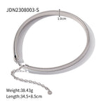 Necklace Flexible Gold & Silver Snake Chain Choker for Women