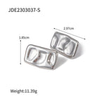 Stainless Steel Earrings – Modern Minimalist Trendy Women’s Jewelry
