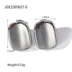 Stainless Steel Earrings – Modern Minimalist Trendy Women’s Jewelry