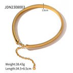 Necklace Flexible Gold & Silver Snake Chain Choker for Women