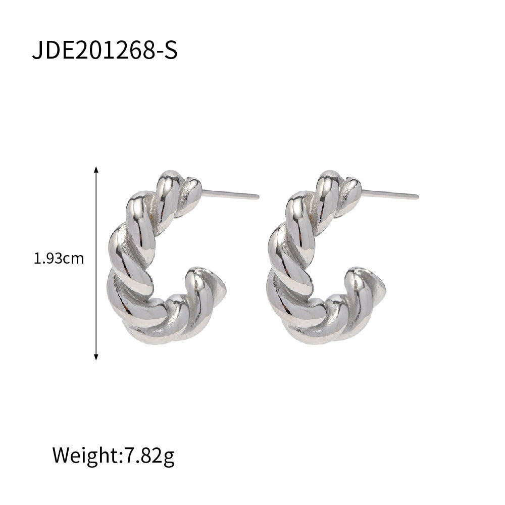 Stainless Steel Earrings – Modern Minimalist Trendy Women’s Jewelry