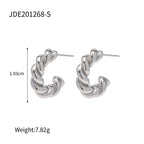 Stainless Steel Earrings – Modern Minimalist Trendy Women’s Jewelry