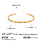 Stainless steel and zirconia heart-shaped bracelet – a luxurious and stylish accessory that doesn’t fade over time. Made of titanium steel.