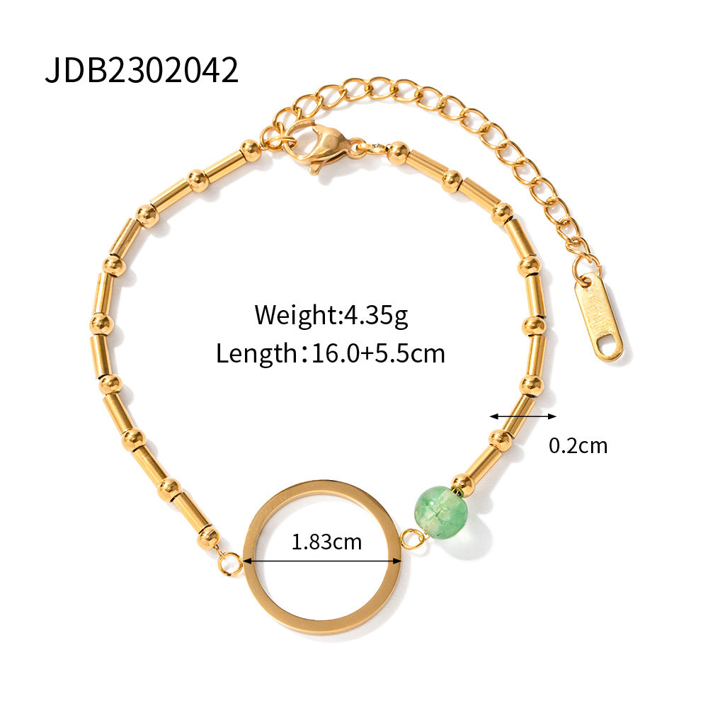 Layered Gold Charm Bracelet Set Trendy Bohemian Fashion Jewelry