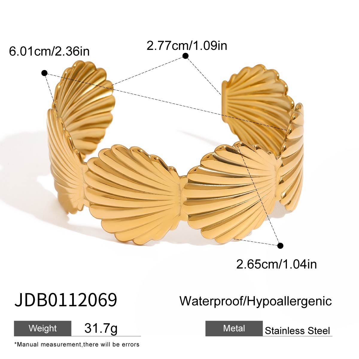 Shell bracelets, women’s jewelry that never loses its luster, lightweight and luxurious designs with a sophisticated aesthetic. Bracelets made of titanium steel.