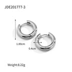 Stainless Steel Earrings – Modern Minimalist Trendy Women’s Jewelry