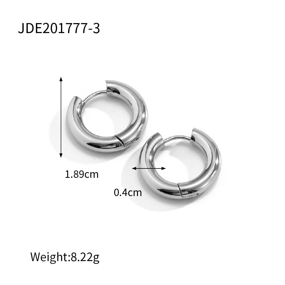 Stainless Steel Earrings – Modern Minimalist Trendy Women’s Jewelry